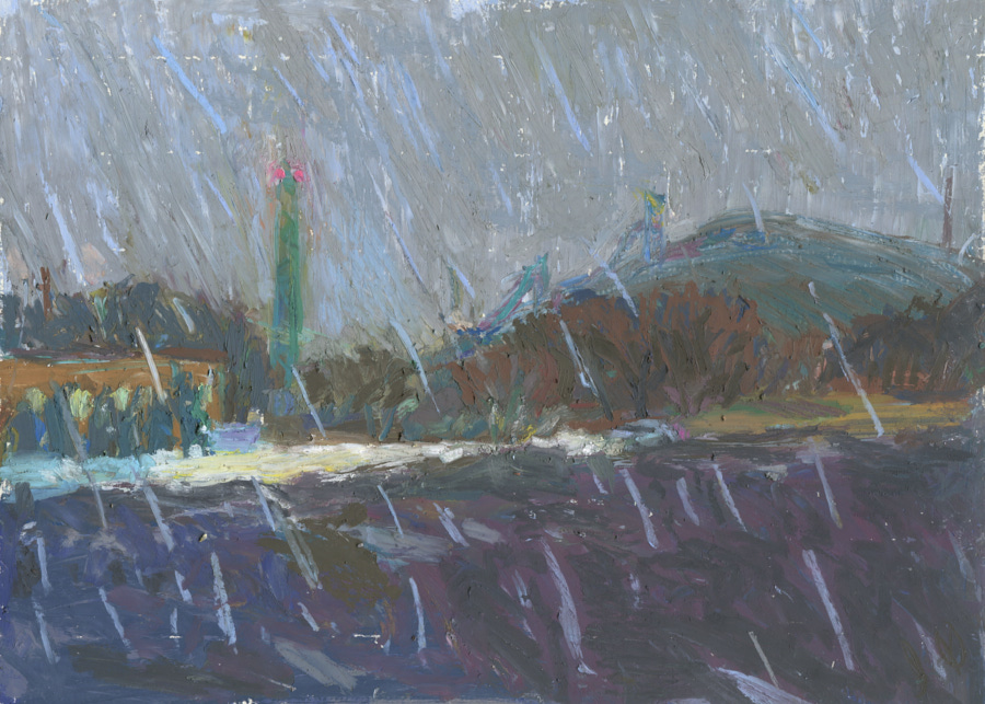 Масляная пастель, 28x20